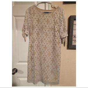 Cream and Nude Dress